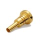 Groove Series Euphonium / Trombone Large Shank Mouthpiece Gold Plated