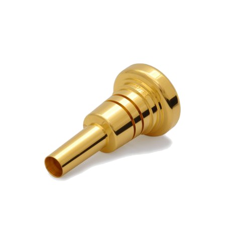 Groove Series Euphonium / Trombone Large Shank Mouthpiece Gold Plated