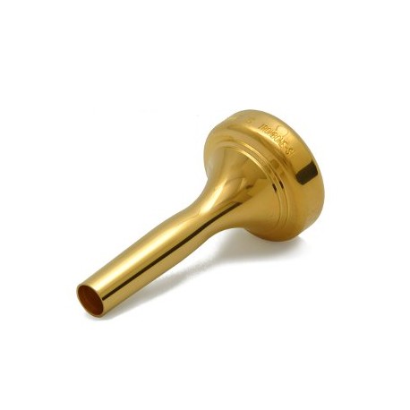 Groove Series Trombone Small Shank Mouthpiece Gold Plated